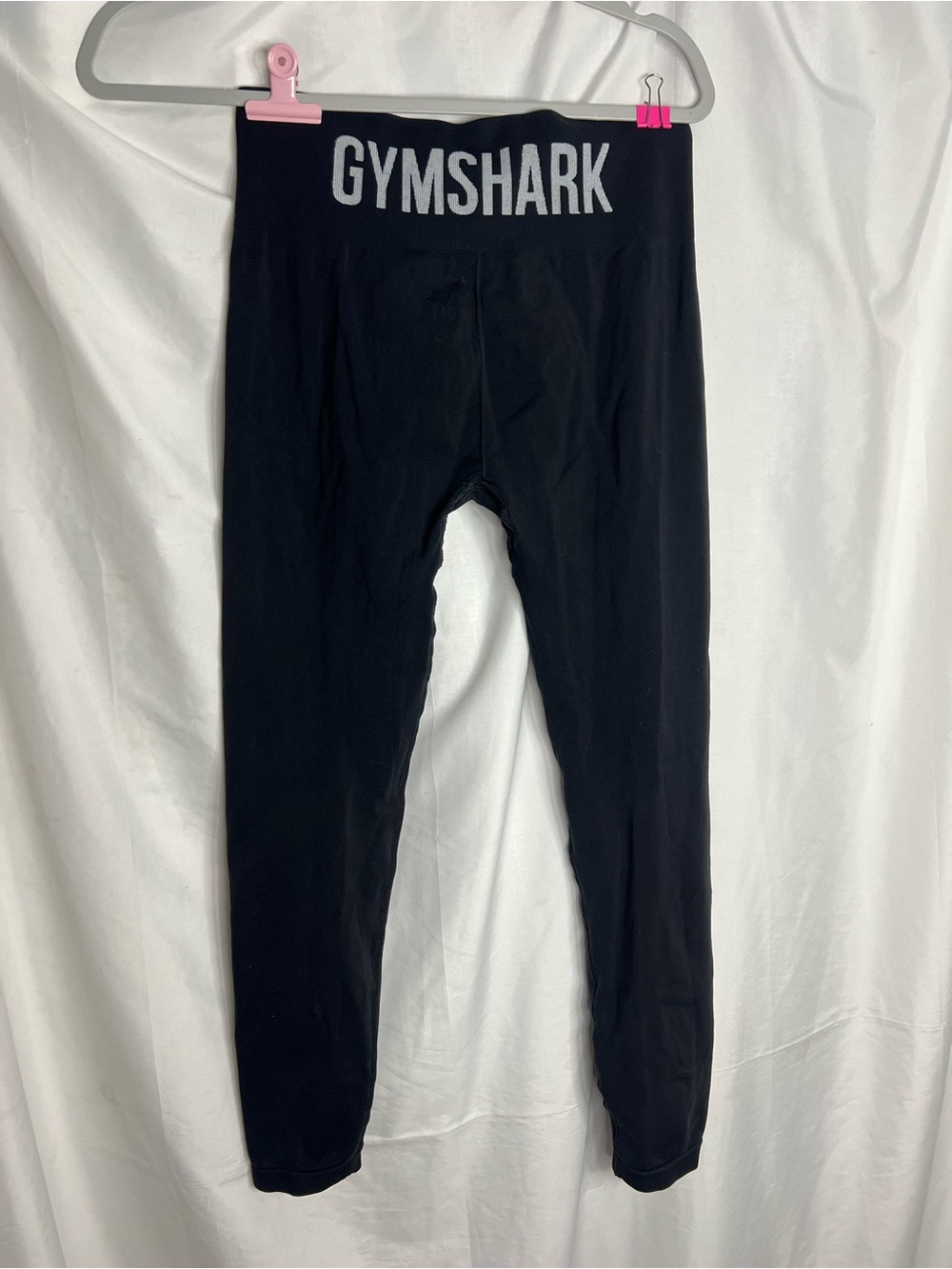 Gymshark Men's Black Swim/Training Tights with Logo Waistband